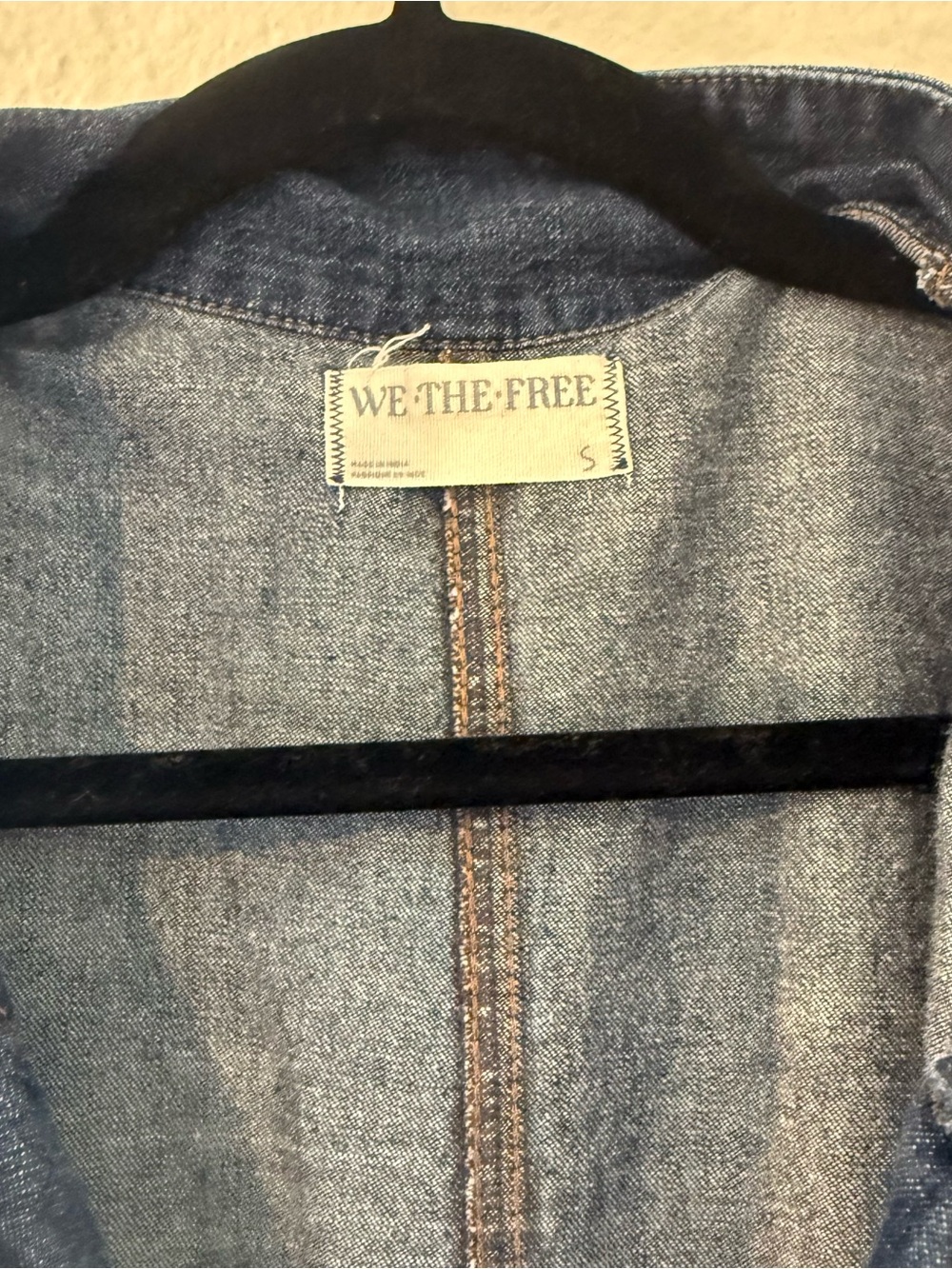 Free People Denim Utility Jumpsuit - Picture 4 of 8